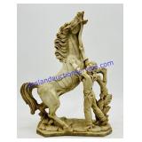 Resin Horse Sculpture - No Markings