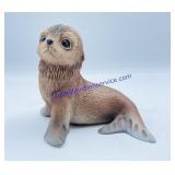 Signed Ceramic Roger J. Brown Baby Seal