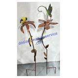 2 Bird Garden Decorations