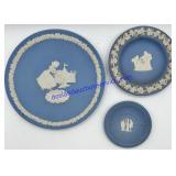 3 Small Wedgwood Plates