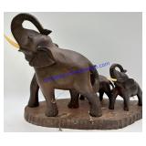 Wooden Elephant Decoration