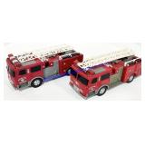 Lot of 2 - 1992 FunRise Metro Fire Department Toy