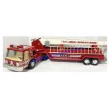 Vintage Nylint Aerial Hook-N-Ladder Firetruck Toy