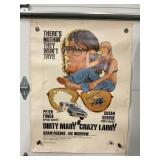 DIRTY MARY, CRAZY LARRY - 1974 MOVIE POSTER -