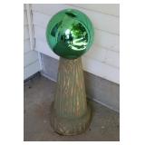 GAZING BALL WITH CEMENT STAND