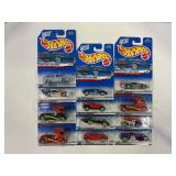 LOT OF 12 ASSORTED 1999 FIRST EDITIONS HOT WHEELS