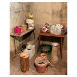 PLANT POTTING JARS, GARDEN HOSE, TABLE & MORE