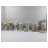 LOT OF 7 PRECIOUS MOMENTS FIGURINES