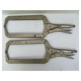 LOT OF 2 18" C-CLAMPS