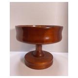 HAND TURNED WOOD FRUIT BOWL - HANDCRAFTED BY PAUL