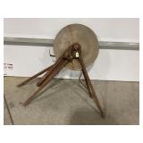 GRINDING STONE WITH STAND - STAND NEEDS REPAIRED