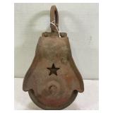 STARLINE PRIMITIVE WOOD PULLEY