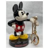 MICKEY MOUSE LORUS QUARTZ POCKET WATCH WITH STAND