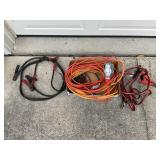 EXTENSION CORDS, JUMPER CABLES  & TROUBLE LIGHTS