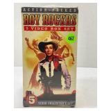 ROY ROGERS 5 VIDEO VHS BOX SET - SEALED