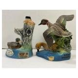 DUCKS UNLIMITED WHISKEY DECANTERS - ONE HAS SOME