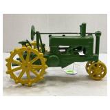 1/16 SCALE CAST IRON JOHN DEERE STEEL WHEEL TOY