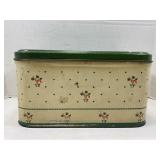 EMPECO VINTAGE METAL BREAD BOX W/ HINGED LID