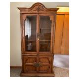 KELLER GLASS FRONT CHINA CABINET - 40" X 14" X 78"