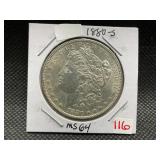 1880-S MORGAN SILVER DOLLAR