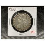 1832 BUST HALF DOLLAR