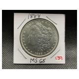 1888 MORGAN SILVER DOLLAR