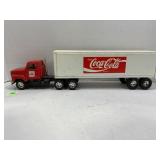 ERTL COCA-COLA STEEL PRESSED TRACTOR TRAILER - 20"