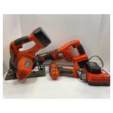 BLACK & DECKER DRILL, SAWZALL &  CIRCULAR SAW