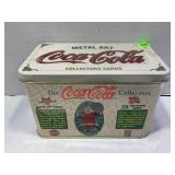 COCA-COLA METAL ART COLLECTORS CARDS TIN - SEALED