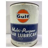 GULF MULTI-PURPOSE GEAR LUBRICANT 5 GAL OIL CAN -