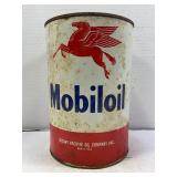 MOBILIOL 5 QT OIL CAN - SOCONY-VACUUM OIL COMPANY