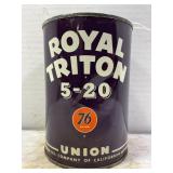 ROYAL TRITON 5-20 UNION 76 1 QT CAN - UNION OIL