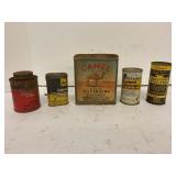 CAMEL TIRE PATCH KIT TINS, MCCULLOCH TWO CYCLE CAN