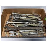 LARGE LOT OF ASSORTED WRENCHES - SOME CRAFTSMAN,