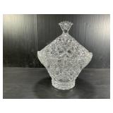 WATERFORD MARQUIS DAISY COVERED CANDY DISH IN