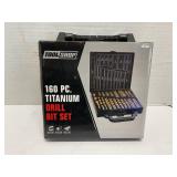 TOOL SHOP 160 PC. TITANIUM DRILL BIT SET WITH