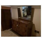 3 PC BEDROOM SUITE - DRESSER WITH MIRROR, CHEST