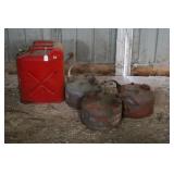 JERRY CAN & VINTAGE METAL GAS CAN