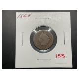 1864 BR INDIAN HEAD CENT