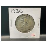 1936 WALKING LIBERTY HALF DOLLAR