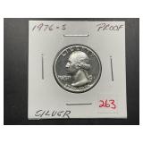 1976-S PROOF SILVER QUARTER