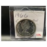 1966 CANADIAN SILVER HALF DOLLAR