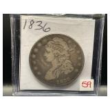 1836 BUST HALF DOLLAR