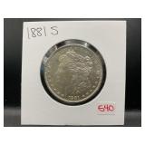 1881-S MORGAN SILVER DOLLAR