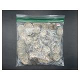 LOT OF 100 BUFFALO NICKELS