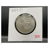 1884-O MORGAN SILVER DOLLAR