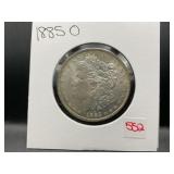 1885-O MORGAN SILVER DOLLAR