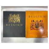 BELGIUM STAMP ALBUMS W/ 1000+ STAMPS -