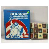 OLD GLORY UNITED STATES POSTAGE STAMP ALBUM W/