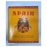 SPAIN STAMP ALBUM W/ 900+ STAMPS -